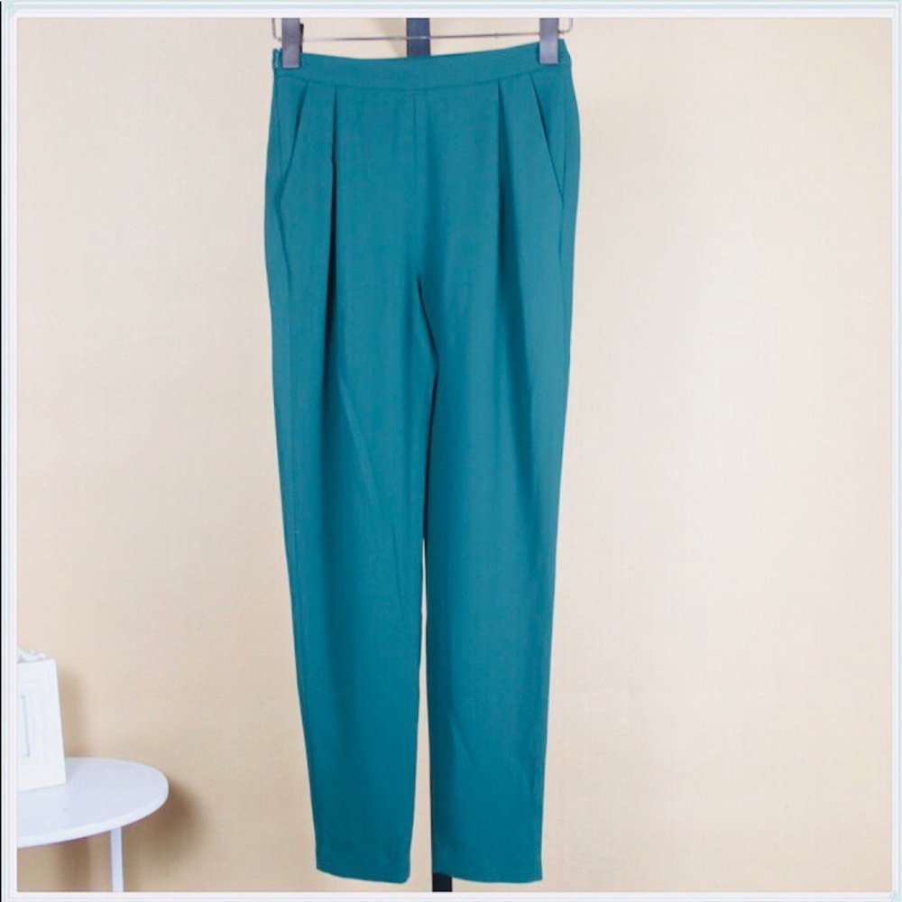 Babaton Cohen Aritzia Best Selling Pants In Teal